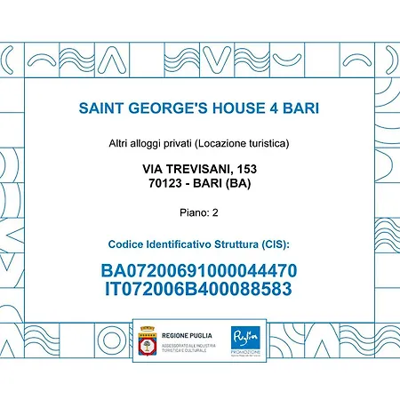 Saint George's House 4 Apartment Bari